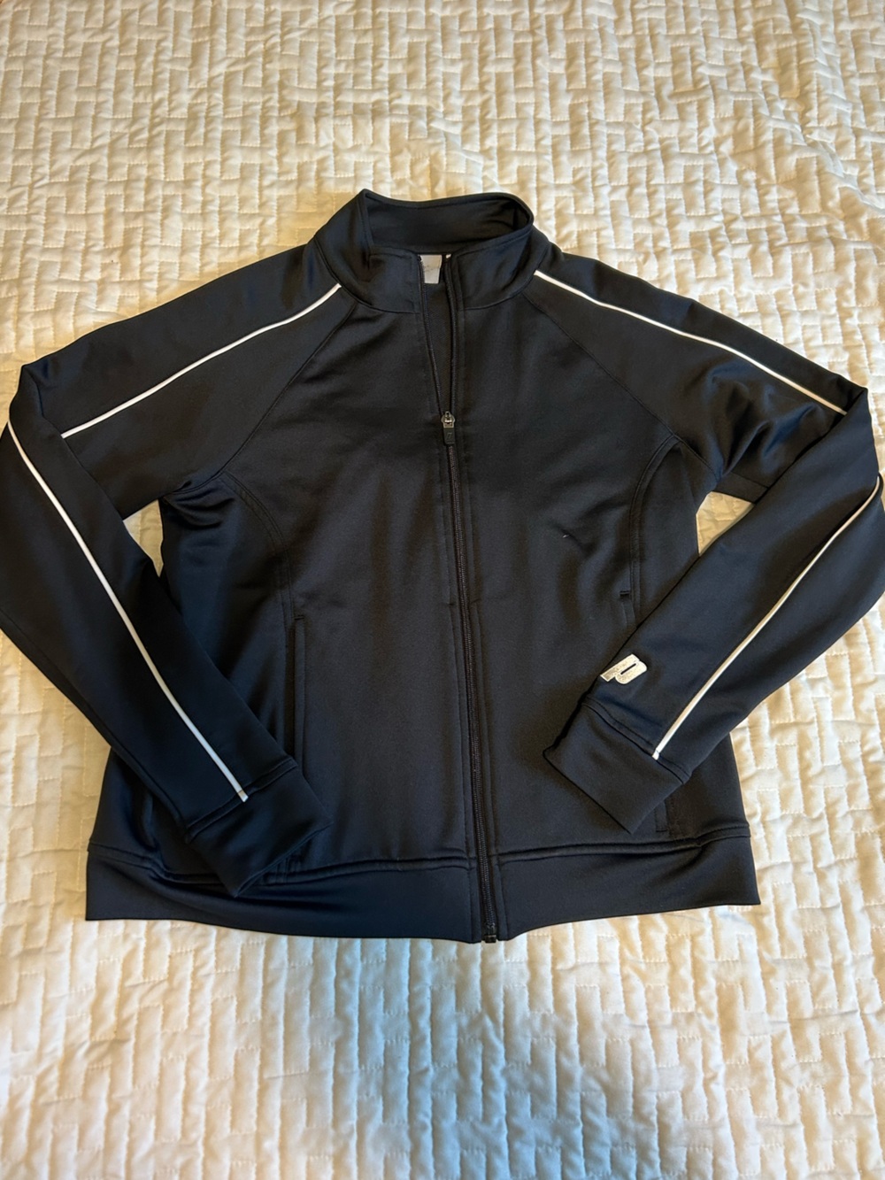 Prince Black Jacket with White Piping